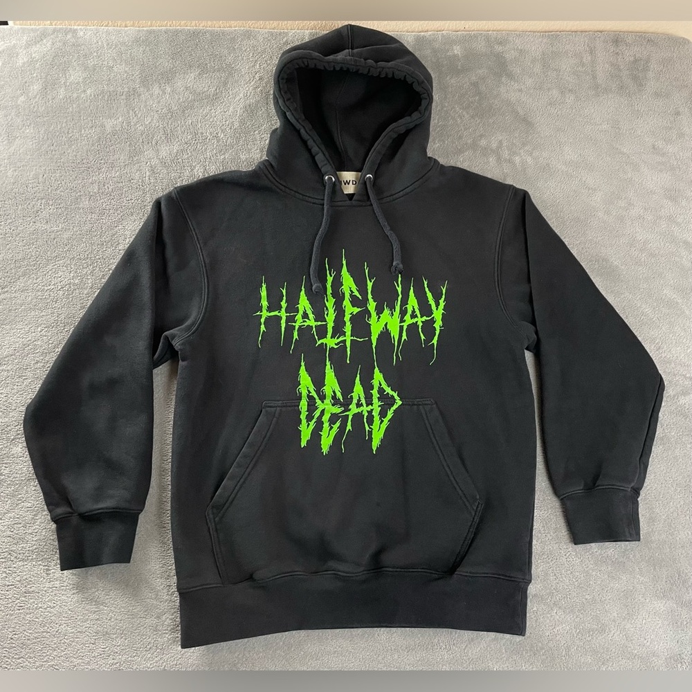 HWD Halfway Dead Hoodie Sweatshirt Hooded Men’s Small (no tag) Skull